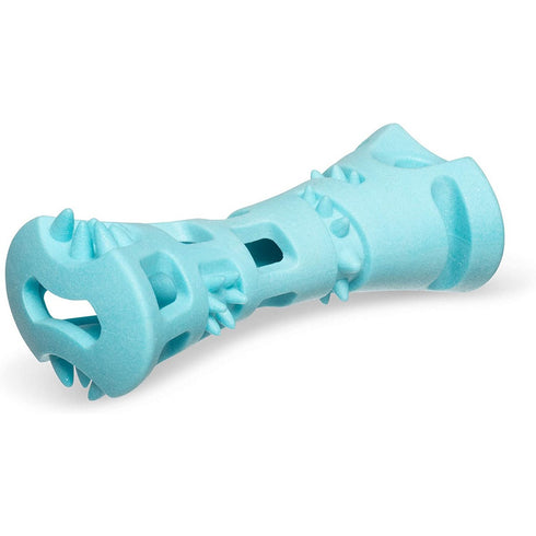 Messy Mutts Totally Pooched Chew n' Stuff Foam Rubber Teal 6" - Poudre Pet and Feed Supply