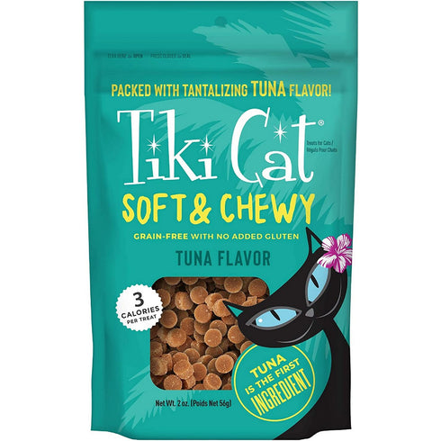 Tiki Cat Soft & Chewy Tuna Cat Treats 2oz - Poudre Pet and Feed Supply