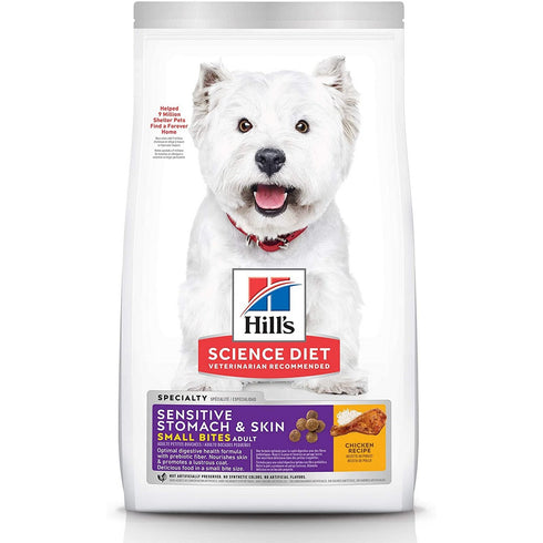 Hill's Science Diet Sensitive Stomach & Skin Small Breed Dry Dog Food 15lb - Poudre Pet and Feed Supply