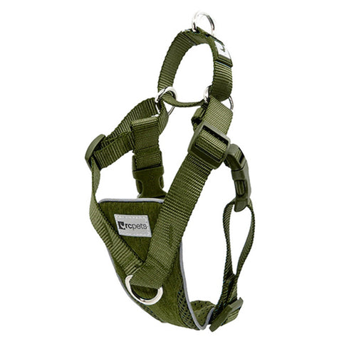 RC Pets Tempo No Pull Harness M Heather Olive - Poudre Pet and Feed Supply