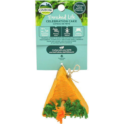 Oxbow Enriched Life Celebration Cake - Poudre Pet and Feed Supply