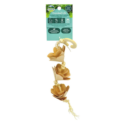 Oxbow Enriched Life Flower Cone Treat Hanger - Poudre Pet and Feed Supply