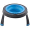Dexas Elevated Single Feeder Blue Large - Poudre Pet and Feed Supply