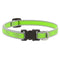 Lupine Reflective High Lights Dog Collar 1/2" Wide 8"-12" Neck Size Green Diamond - Poudre Pet and Feed Supply