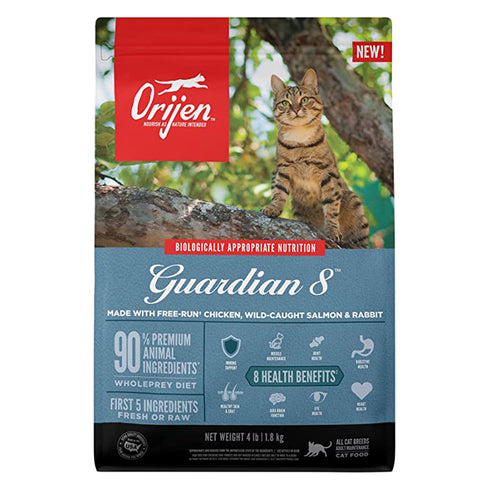 Orijen Grain Free Guardian 8 Dry Cat Food 4lb - Poudre Pet and Feed Supply