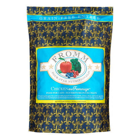 Fromm Four Star Chicken Au Frommage Dry Cat food 4lb - Poudre Pet and Feed Supply