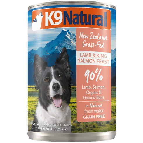 K9 Natural Lamb & King Salmon Grain Free Canned Wet Dog Food 13oz - Poudre Pet and Feed Supply
