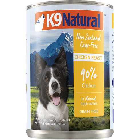 K9 Natural Cage-Free Chicken Feast Grain-Free Canned Wet Dog Food 13oz - Poudre Pet and Feed Supply