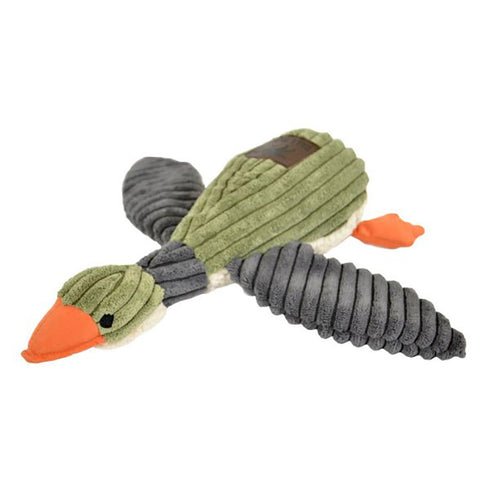 Tall Tails Duck With Squeaker Sage & Cream 5" Dog Toy - Poudre Pet and Feed Supply