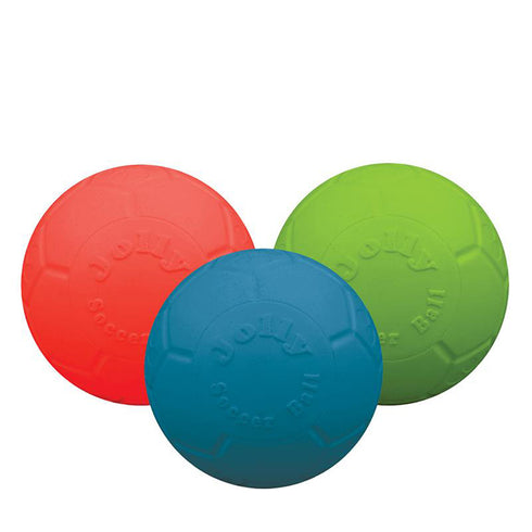 Jolly Pets Soccer Ball 8" Dog Toys Assorted - Poudre Pet and Feed Supply