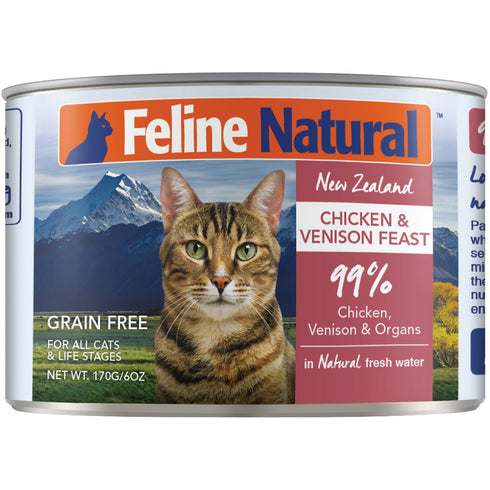 Feline Natural Chicken and Venison Feast Wet Cat Food 6oz - Poudre Pet and Feed Supply