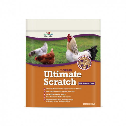 Manna Pro 7-Grain Ultimate Scratch with Purple Corn 10lb - Poudre Pet and Feed Supply