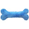 Cycle Dog Duraplush Fuzzy Small Blue Bone Dog Toy - Poudre Pet and Feed Supply