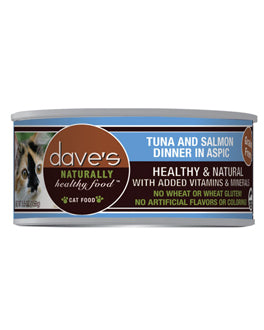 Dave's Naturally Healthy Grain Free Tuna Salmon 5.5oz - Poudre Pet and Feed Supply