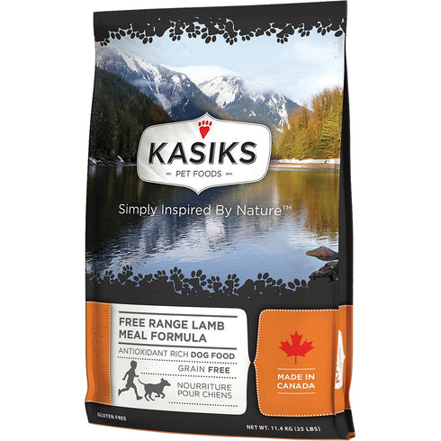 Kasiks Pet Food Free Range Lamb Dry Dog Food 25lb - Poudre Pet and Feed Supply