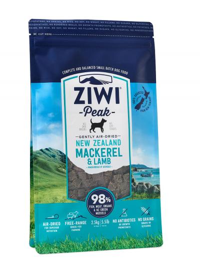 Ziwi Peak Air-Dried Mackerel & Lamb Dry Dog Food 2.2lb - Poudre Pet and Feed Supply