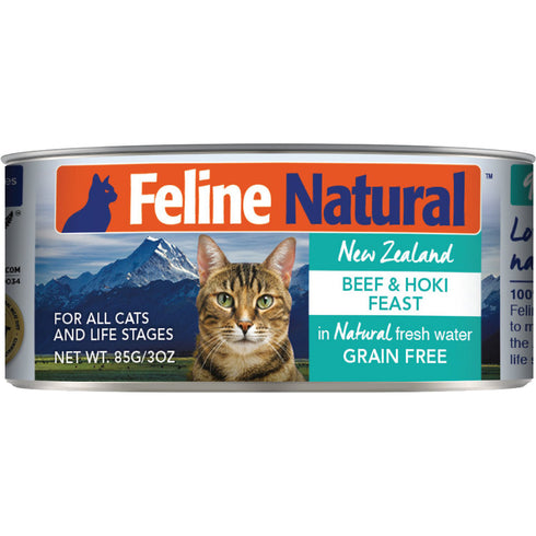 FELINE NAT CN BEEF/HOKI 3oz