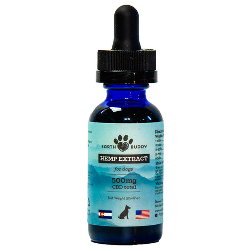 Earth Buddy Hemp Extract for Dogs 500mg - Poudre Pet and Feed Supply