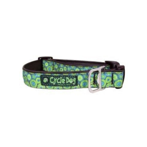 Cycle Dog Teal-Blue Tie Dye Dog Collar Medium - Poudre Pet and Feed Supply