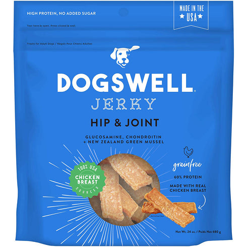 Dogswell Hip & Joint Chicken Grain Free Jerky Dog Treats 24oz - Poudre Pet and Feed Supply