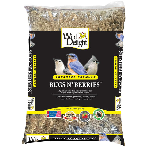 Wild Delight Bugs N' Berries Bird Food 4.5lb - Poudre Pet and Feed Supply