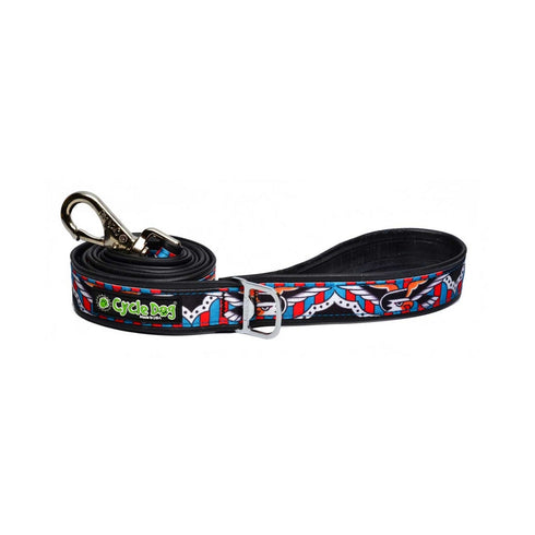 Cycle Dog TattooArt Series-Eagles Dog Leash 6' - Poudre Pet and Feed Supply