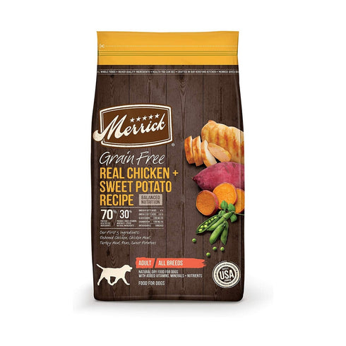 Merrick Grain Free Chicken Sweet Potato Dry Dog Food 10lb - Poudre Pet and Feed Supply