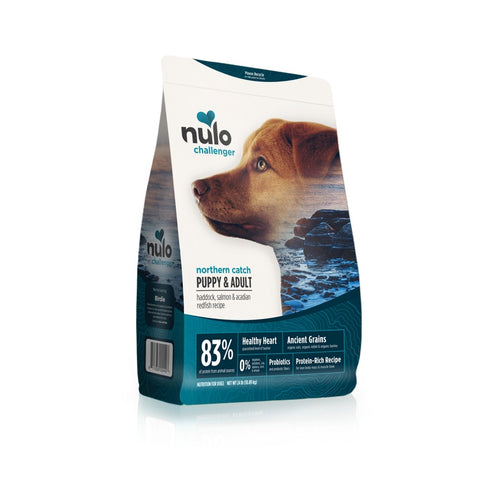 Nulo Challenger Puppy & Adult Haddock Salmon Acadian Redfish Dry Dog Food 11lb - Poudre Pet and Feed Supply