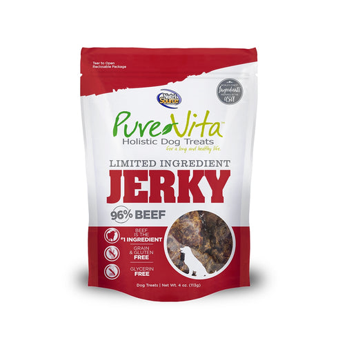 PureVita NutriSource Pure Vita Beef Jerky 4oz - Poudre Pet and Feed Supply
