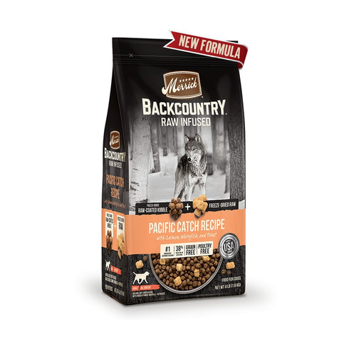 Merrick Backcountry Raw Infused Pacific Catch Recipe Dry Dog Food 20lb - Poudre Pet and Feed Supply