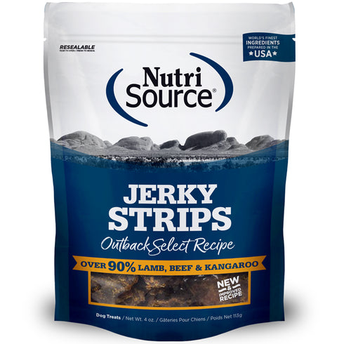 Nutri Source Outback Select Jerky Dog Treats 4oz - Poudre Pet and Feed Supply