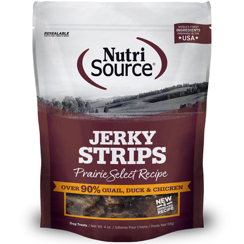 Nutri Source Prairie Select Jerky Dog Treats 4oz - Poudre Pet and Feed Supply