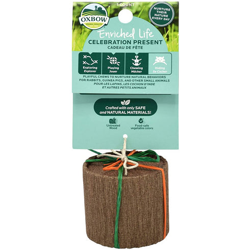 Oxbow Enriched Life Celebration Present Small Animal Toy - Poudre Pet and Feed Supply