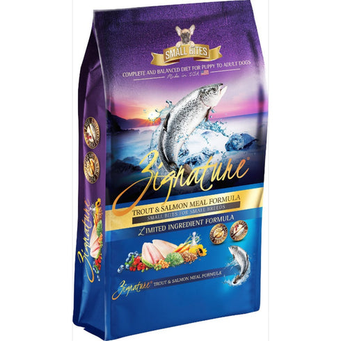 Zignature Trout Small Bites Dog Food 12.5lb - Poudre Pet and Feed Supply