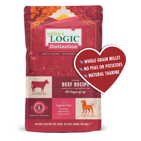 Nature's Logic Distinction Beef Dry Dog Food 12lb - Poudre Pet and Feed Supply