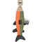 Tall Tails Sage & Orange 12" Fish Dog Toy - Poudre Pet and Feed Supply