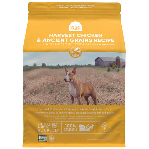 Open Farm Harvest Chicken & Ancient Grains Recipe Dry Dog Food 4lb - Poudre Pet and Feed Supply