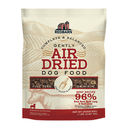 Redbarn Air Dried Beef Dog Food 2lb - Poudre Pet and Feed Supply