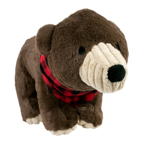Tall Tails Crunch Bear Plush Dog Toy 11" - Poudre Pet and Feed Supply