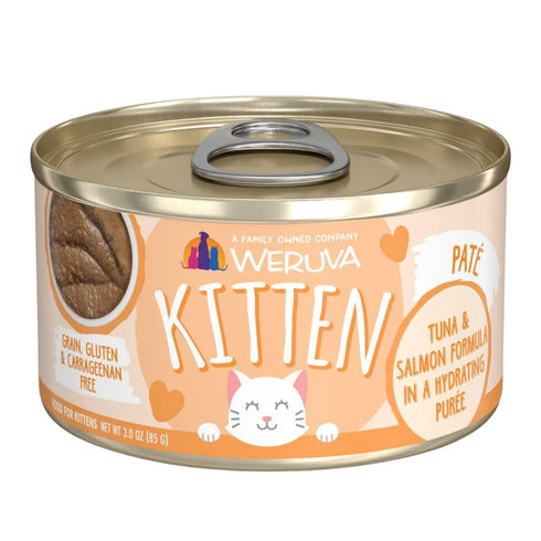 Weruva Kitten Tuna & Salmon Hydrating Puree Cat Food 3oz - Poudre Pet and Feed Supply