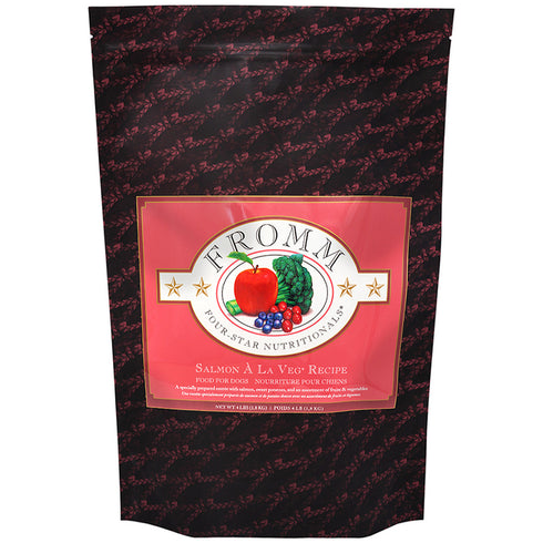 Fromm Four Star Salmon A La Veg Dry Dog Food 4lb - Poudre Pet and Feed Supply