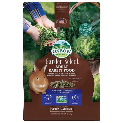 Oxbow Garden Select Adult Rabbit Food 4lb - Poudre Pet and Feed Supply
