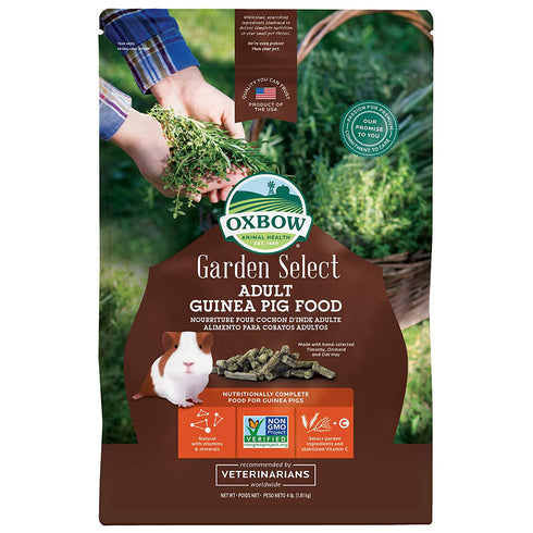 Oxbow Garden Select Adult Guinea Pig Food 4lb - Poudre Pet and Feed Supply