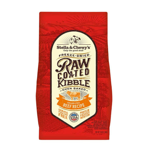 Stella and Chewys Grass-Fed Beef Raw Coated Kibble Dry Dog Food 10lb - Poudre Pet and Feed Supply