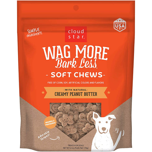 Cloud Star Wag More Bark Less Original Soft & Chewy Dog Treats 6oz - Poudre Pet and Feed Supply