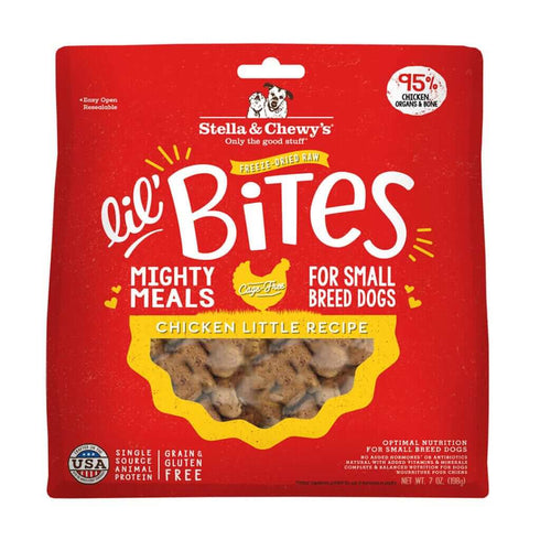 Stella and Chewys Chicken Little Lil Bites Raw Dog Food 7oz - Poudre Pet and Feed Supply