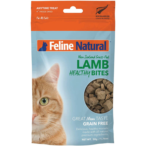Feline Natural Lamb Healthy Bites Cat Treats 1.76oz - Poudre Pet and Feed Supply