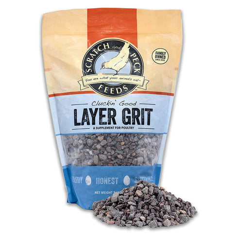 Scratch and Peck Feeds Cluckin' Good Layer Grit Supplement for Chickens & Ducks 7lb - Poudre Pet and Feed Supply