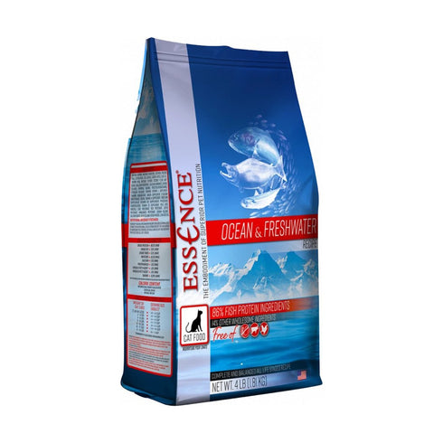 Essence Ocean & Freshwater Grain-Free Dry Cat Food 4lb - Poudre Pet and Feed Supply