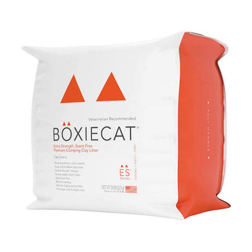 Boxiecat Extra Strength Scent Free Premium Clumping Clay Cat Litter 28lb - Poudre Pet and Feed Supply